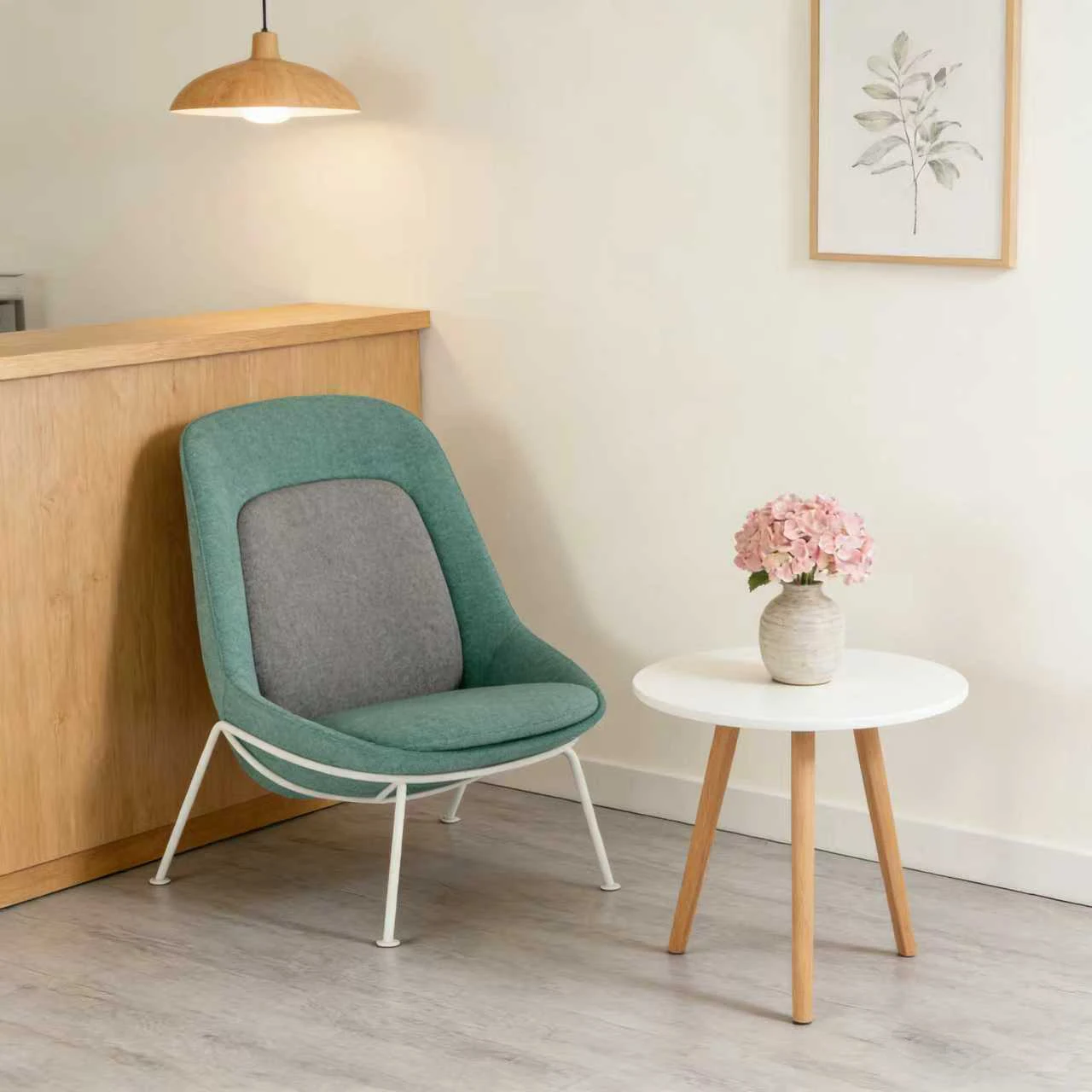 & High Quality High-Density Sponge Metal Leg Comfortable Fabric Commercial Modern Reception Furniture Leisure Chairs for School
