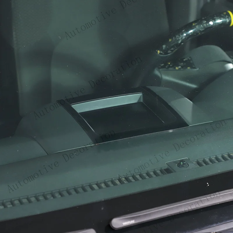 Z+ Glossy Piano Black Center Storage Slot Trim Sticker For Nissan Frontier 2005-21