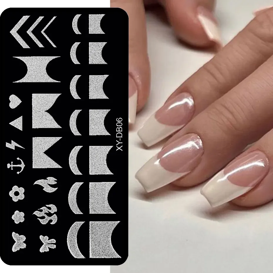 Laço floral arte do prego placa de carimbo casamento francês estilo boêmio polonês modelo de impressão placa flor estênceis ferramenta manicure