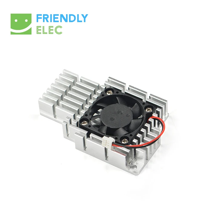 

FOR Friendly Nanopc T4 Rk3399 Development Board Special Adjustable Speed PWM Cooling Fan Heat Sink