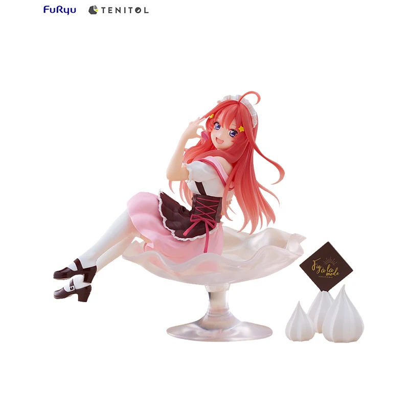 In Stock Original Anime Figure 12cm FuRyu TENITOL The Quintessential Quintuplets Nakano Itsuki Model Toys Decoration Gifts