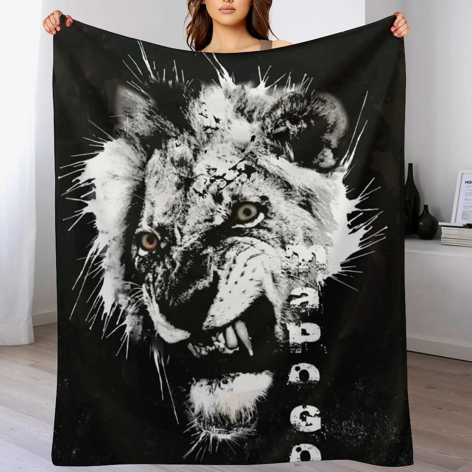 

MR T Mapogo Sabi Sands lion Throw Blanket Summer Cool Breathable Blanket for Sleeping