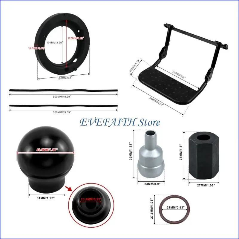 124B Direct Fit 16cm Car Speaker Adapter Set For Jimny JB64 JB74 Models Include Soundproofing Materials And Mounting Hardware view 6