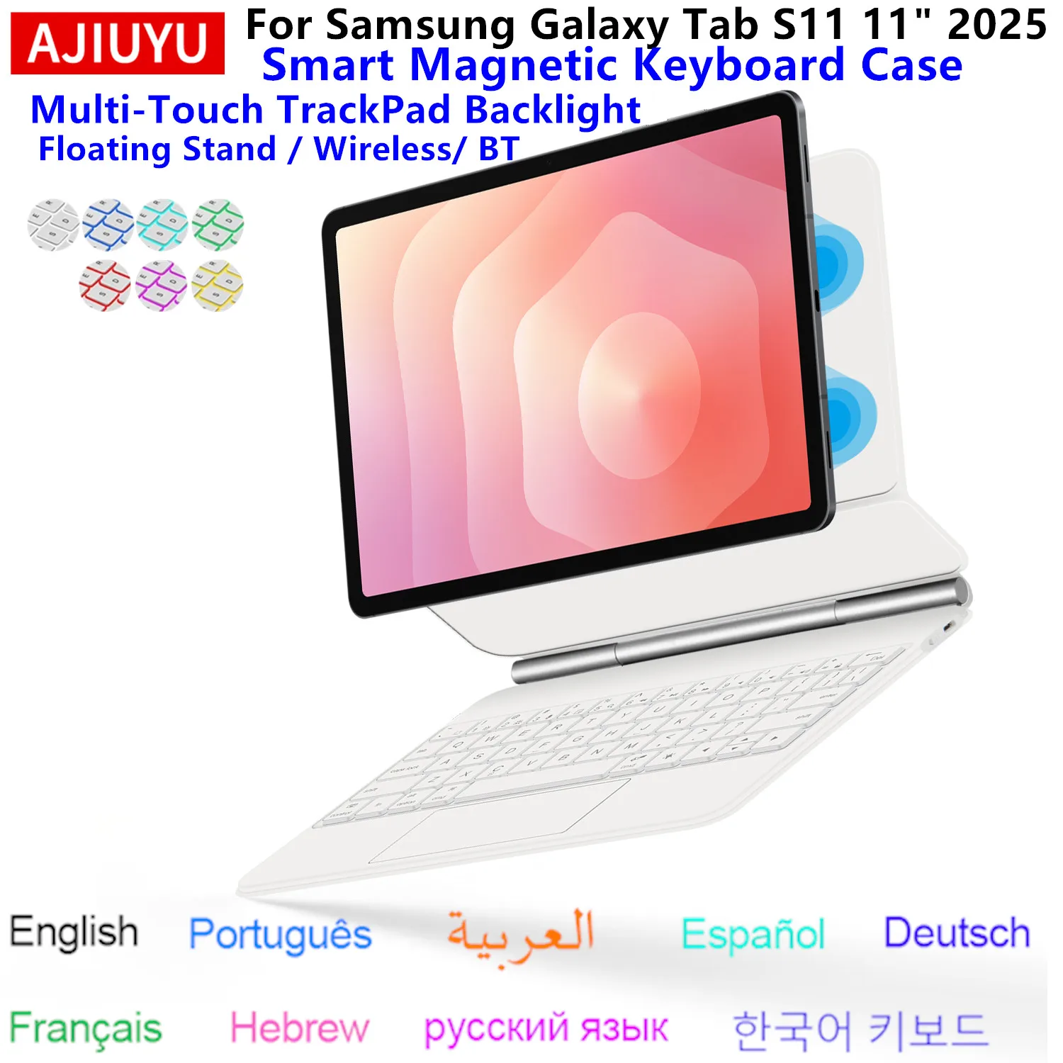 Floating Magic Keyboard For Samsung Galaxy Tab S11 11
