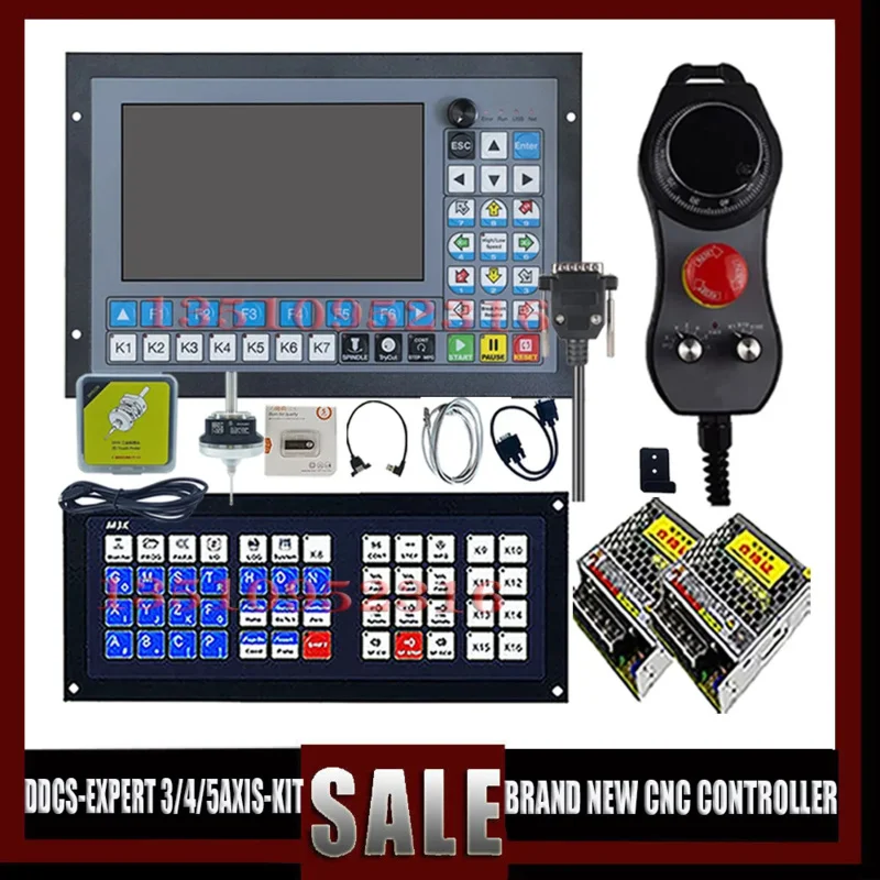 The Updated DDCS-EXPERT/M350 3/4/5 Axis Offline Controller Kit Is Used For CNC Machining And Engraving, Replacing DDCSV3.1