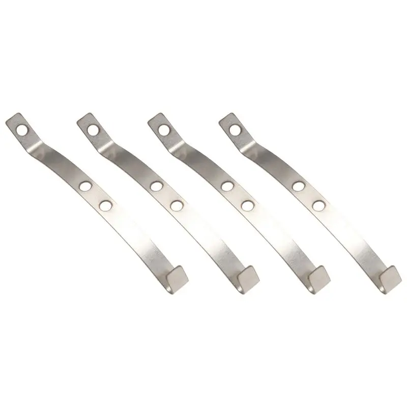 Amortiguadores de acero A23F-4Pcs, suspensión de resortes de lámina para WPL D12 B14 B24 B16 B36, piezas de mejora para camiones y coches RC, accesorios