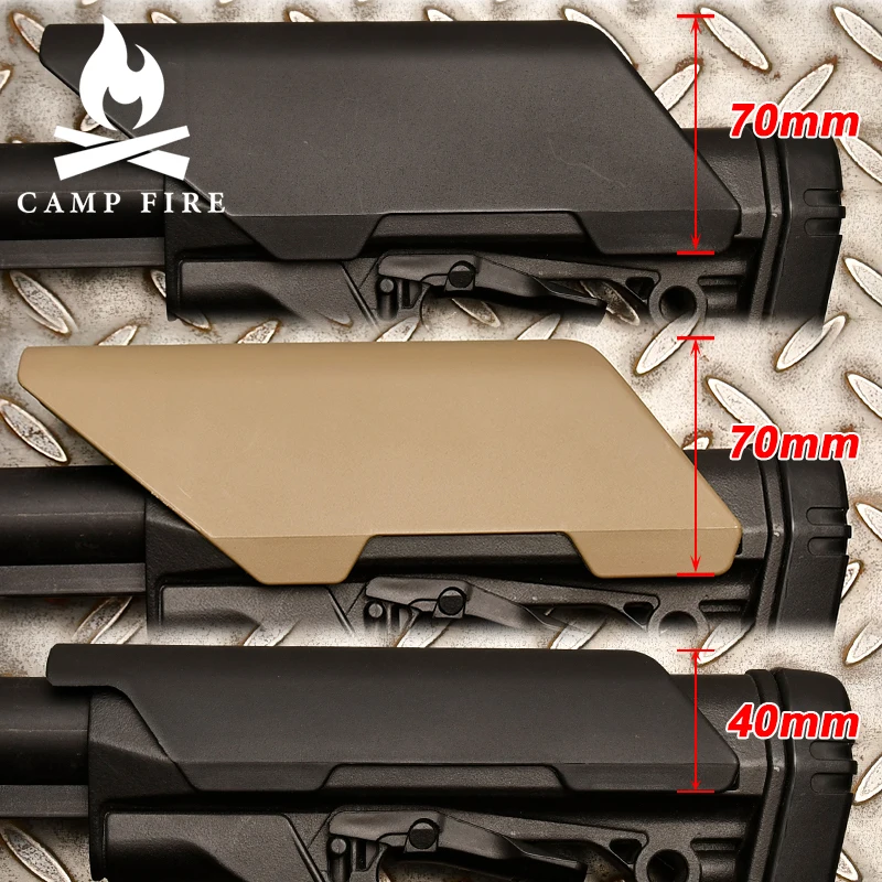 

Tactical Nylon CTR Cheek Riser Low Hight Version For Non Gunstock Stock Buttstock AR 15 M4 Enhancer Airsoft Accessories