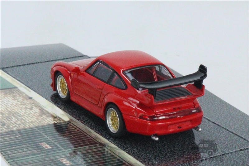 Tarmac Works x Schuco 1:64 911 (993) GT2 Red Diecast Model Car