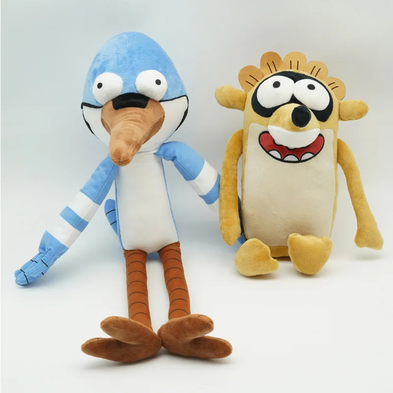 

New Cartoon Rigby Raccoon Plush Toy 26-30cm Plush Doll Multiple Styles Ornament Room Decorations For Kid Gift