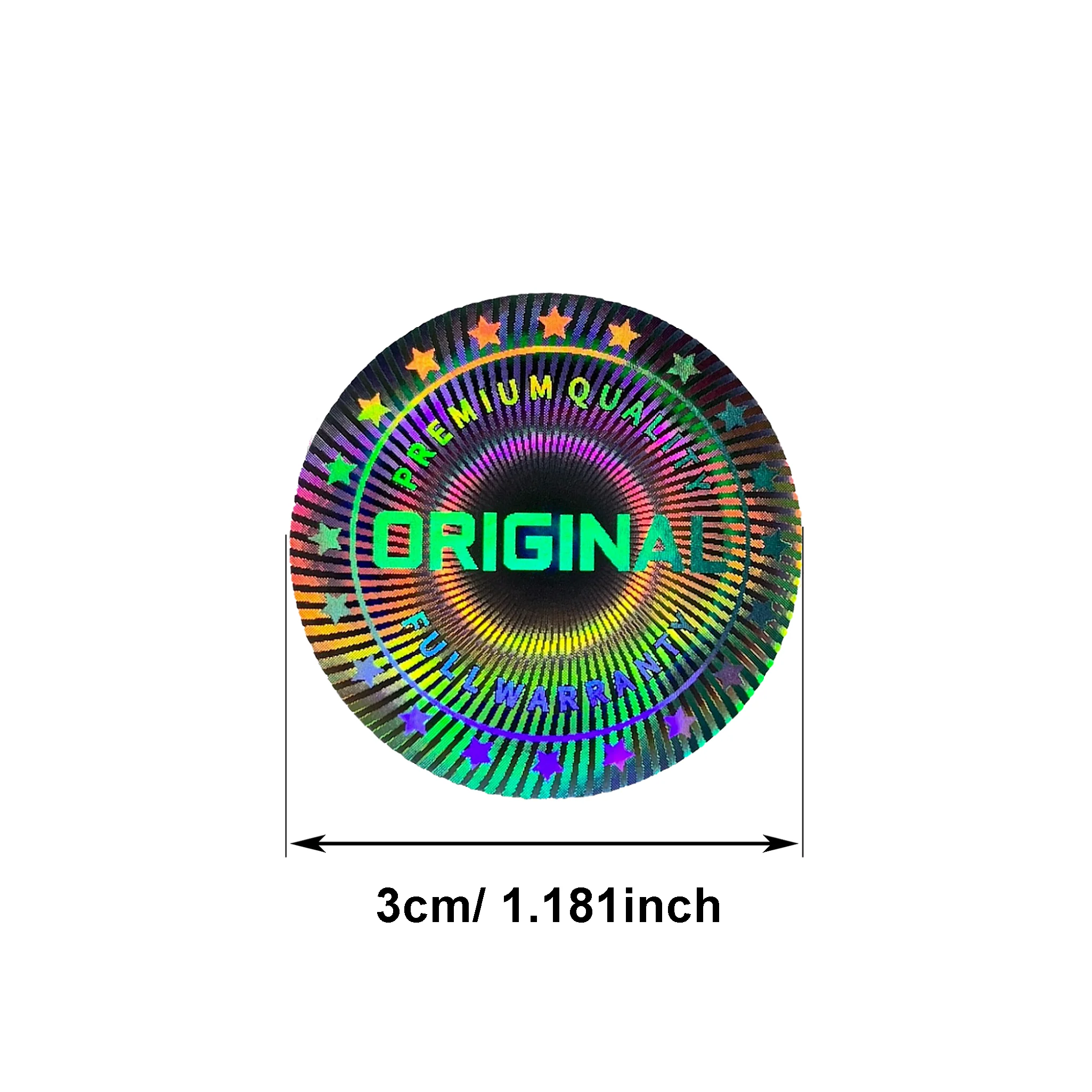 200pcs/400pcs Original Premium Quality Security Warranty Holographic Labels, Anti-tampering Hologram Sticker for Box Sealing
