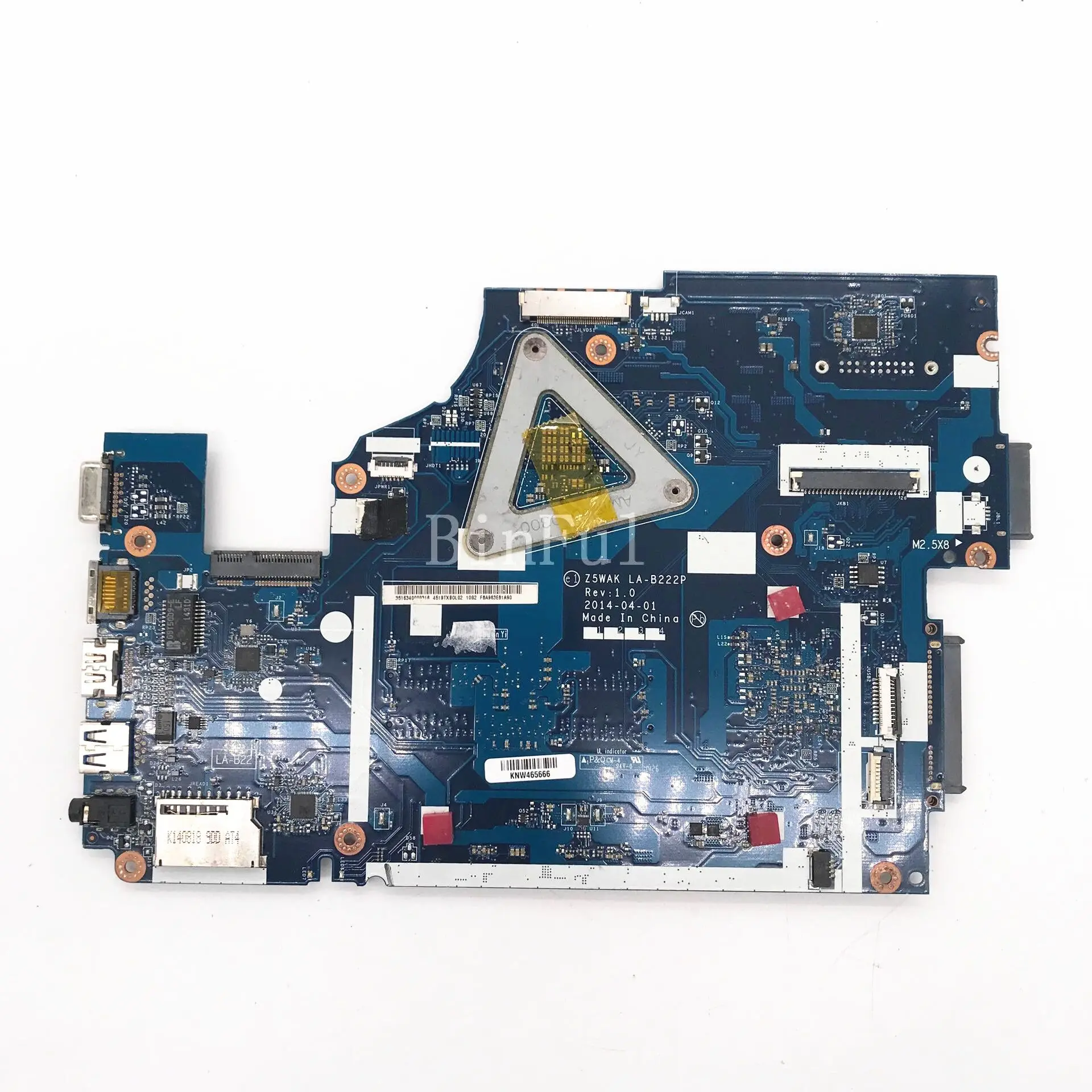 Mainboard For ACER Aspire E5-551 NBMLD11001 Z5WAK LA-B222P Laptop Motherboard W/ A8-7100 CPU 1.8GHz 