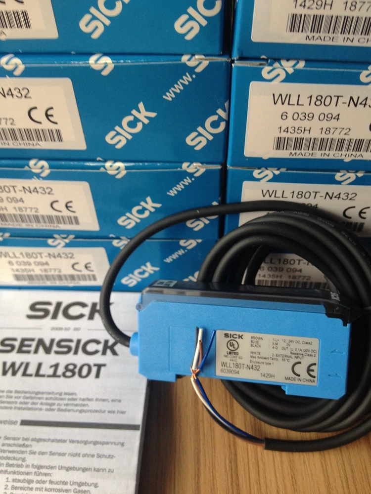 

New original SICK optical fiber amplifier WLL180T-L432 WLL180T-N432