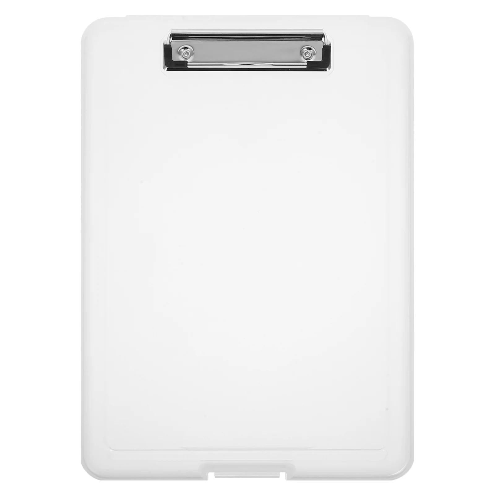 

Plastic A4 Clipboard File Storage Box Heavy Duty Flip Document Case Low Profile Clip Office Stationery Binder with Clipboard
