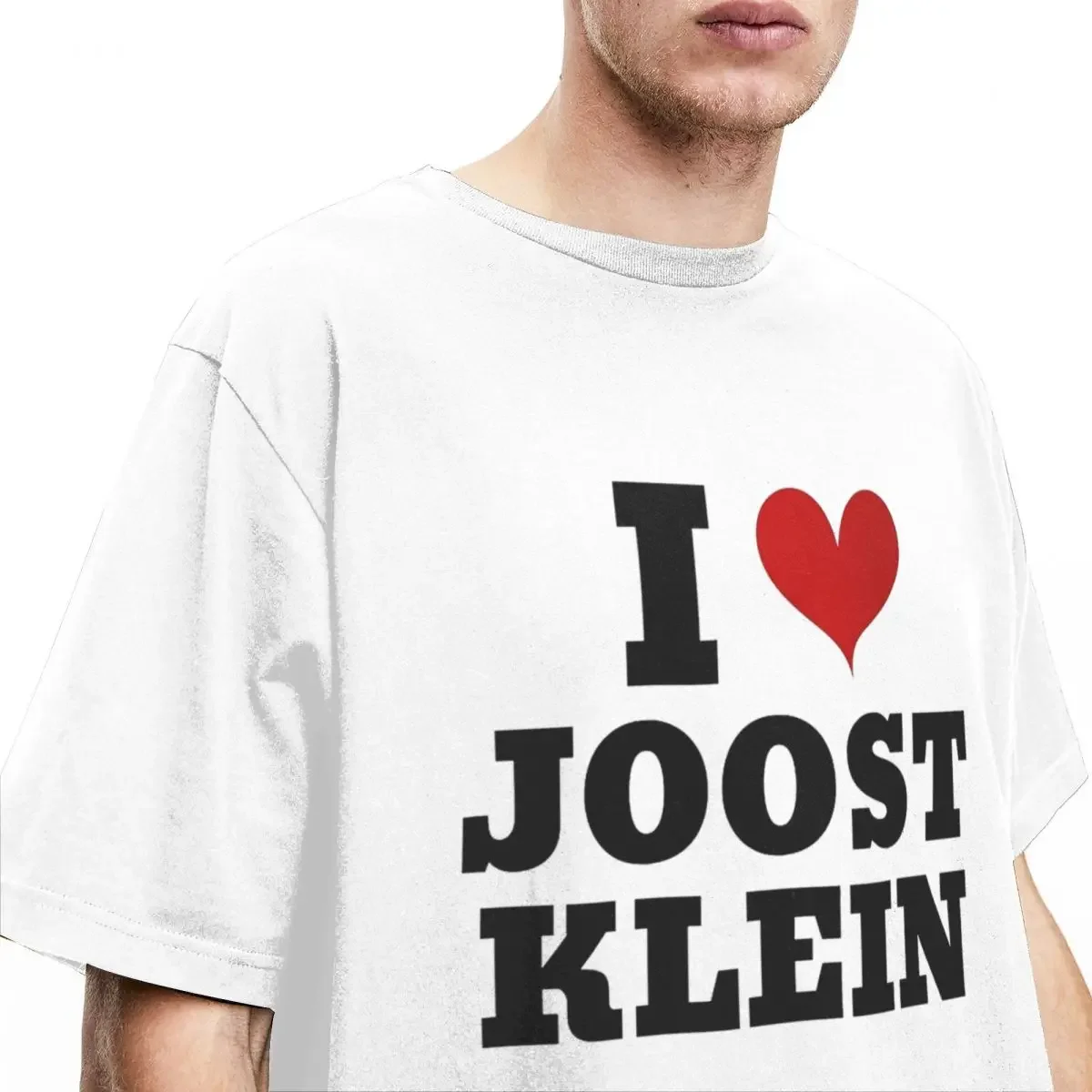 

Men Women Shirt I Love Joost Klein Stuff Vintage 100% Cotton Short Sleeve Singer T Shirt O Neck Clothes Classic