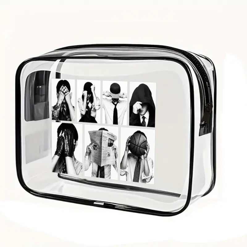 Sac de toilette transparent en PVC pour la tournée mondiale des Boy Bands Arirang 2026, sac de rangement étanche, cadeau pour les fans de Kpop, sacs de maquillage, sac de voyage, sac de plage