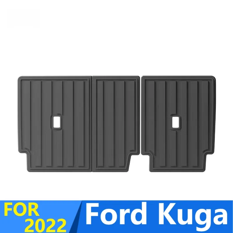 Коврик на спинку сиденья для Ford Kuga 2020, напольные коврики из ТПЭ, всепогодные водонепроницаемые автомобильные коврики, легкий аксессуар для очистки