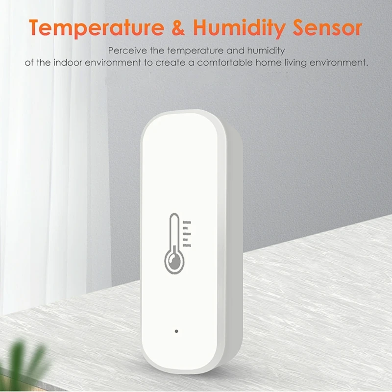 2023 Nieuwe Draadloze Wifi Temperatuur Vochtigheid Sensor, Kamer Thermometer Hygrometer Met Afstandsbediening App Monitor & Control Voor Thuis