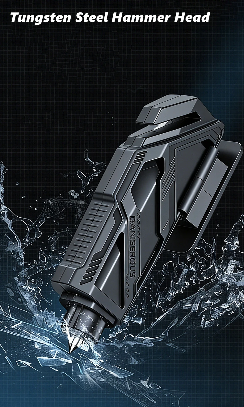 Car Window Breaker, Car Safety Hammer, Multifunctional Emergency Escape Hammer, Seatbelt Cutter, Mini Portable Emergency Tool