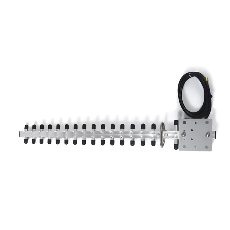 XTECH High Gain 25Dbi 2.4G Outdoor For Yagi Antenna With RP-SMA Connector Directional Booster Amplifier Modem Cable