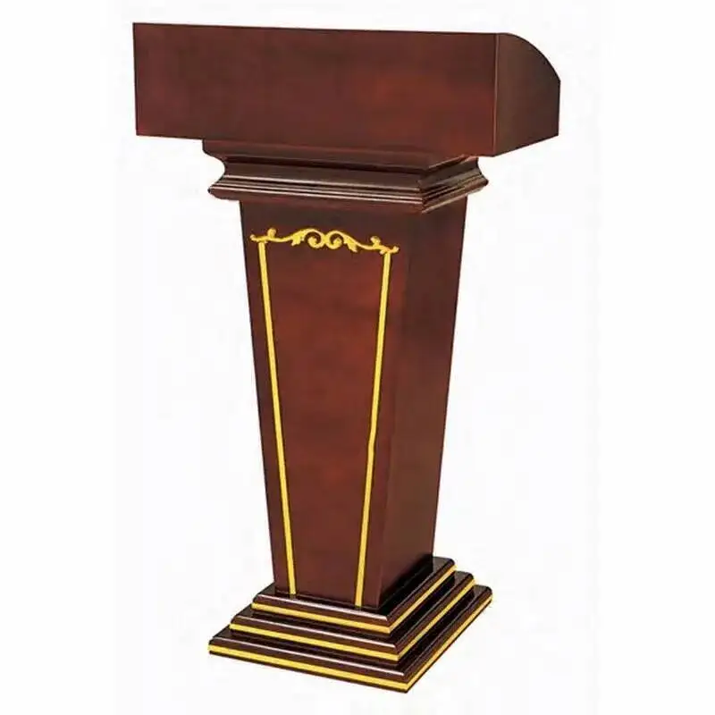

Modern Class Furniture Church Lectern Speech Table Reception Desks Solid Wood Front Desk Cashier Desk Hotel Podium Tables
