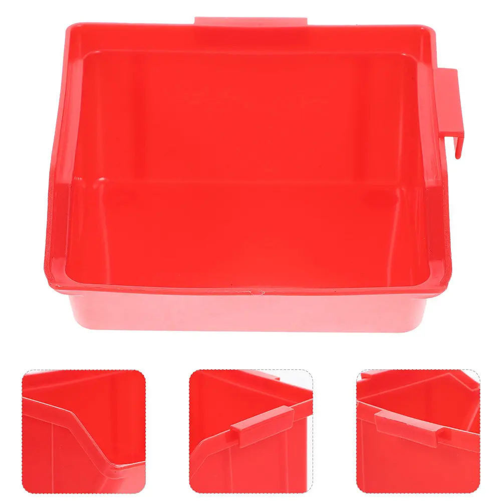 

5Pcs Tool Organizer Stackable Storage Bins ABS Plastic Parts Organizer Boxes for Warehouse Shed Garage Office Storage