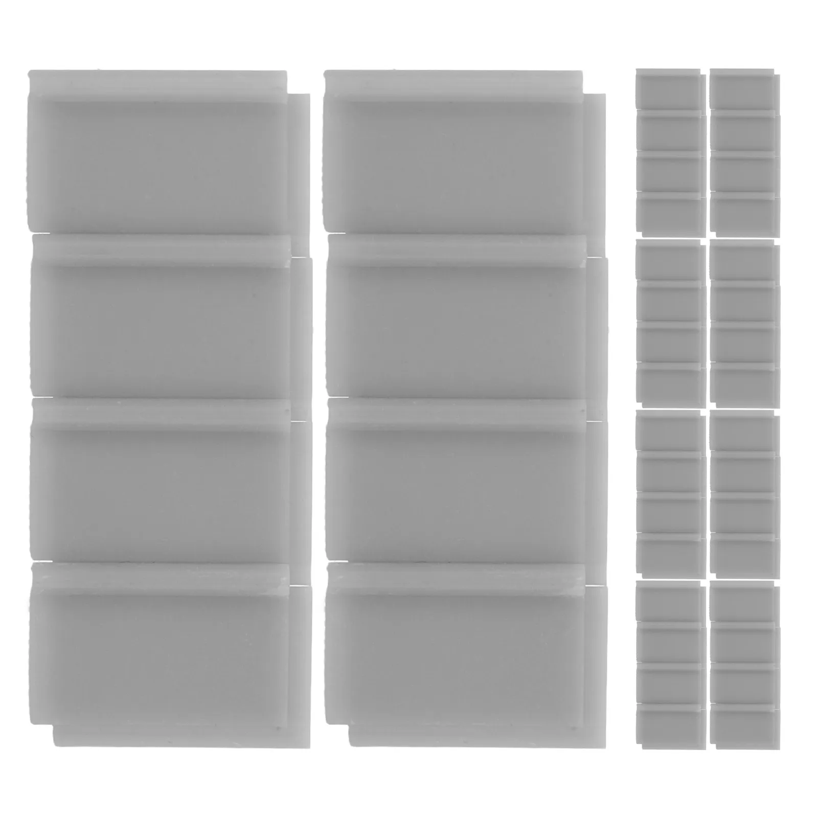 

108Pcs Mini Roof Tiles for Sand Table Micro Landscape Decorative DIY Architectural Building Supplies 1:35 Scale Precision