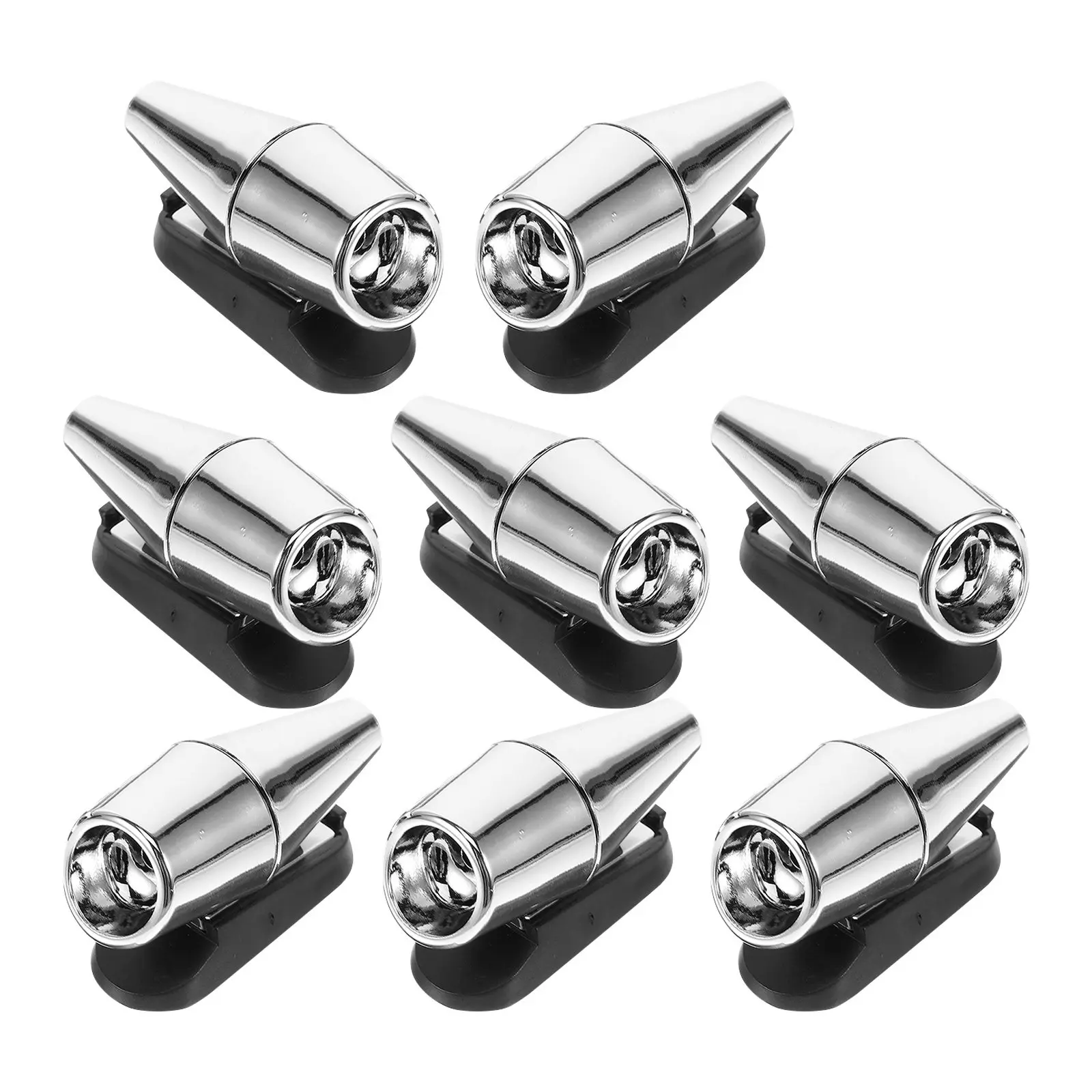 8 PCS Car Deer Whistle Warning Device for The Devices Whistles Wildlife Silver Safety