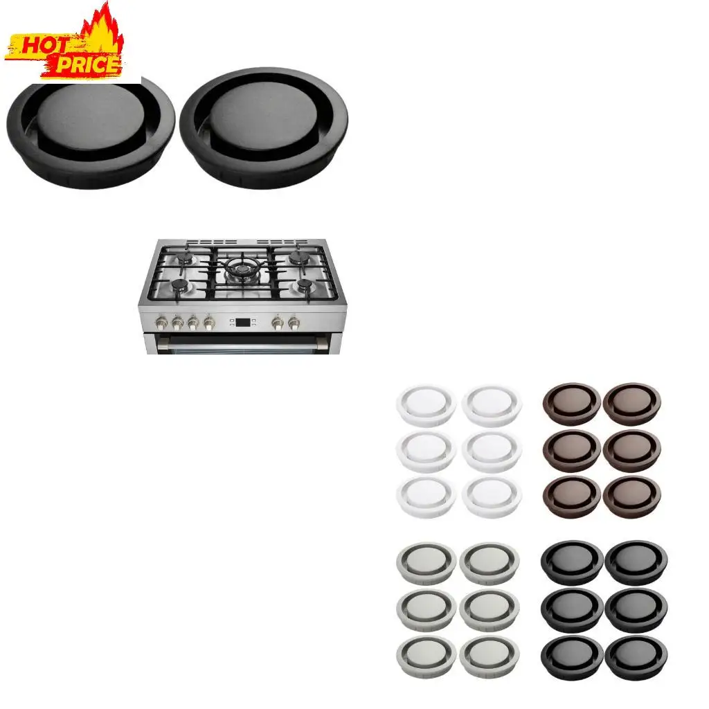

6 шт. Декоративные чехлы для газовых вентиляционных отверстий защищает от пыли и поддерживают кухню, подходящую для домашнего