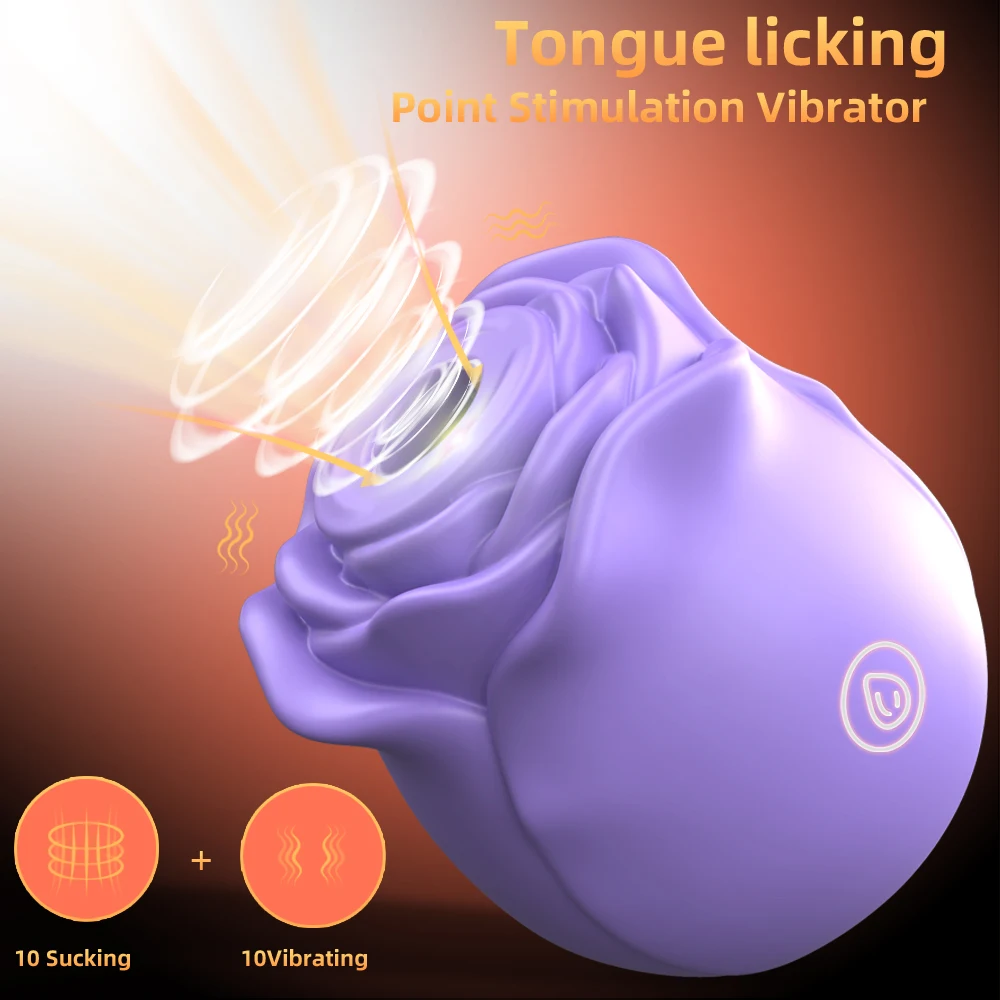 Powerful Sucking Vibrator for Women Vacuum Clitoris Stimulator Female Oral Nipple Clit Sucker Vibrating Adults Sex Rose-Toys image 4