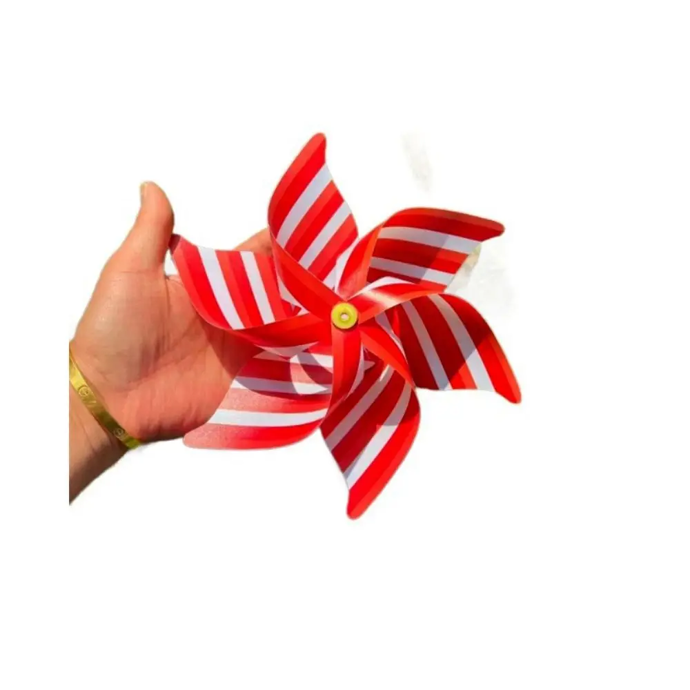 10pcs/set 21cm Arch Corridor Windmill with Strings Plastic Suspension Windmill with Steel Wire Rope Handmade
