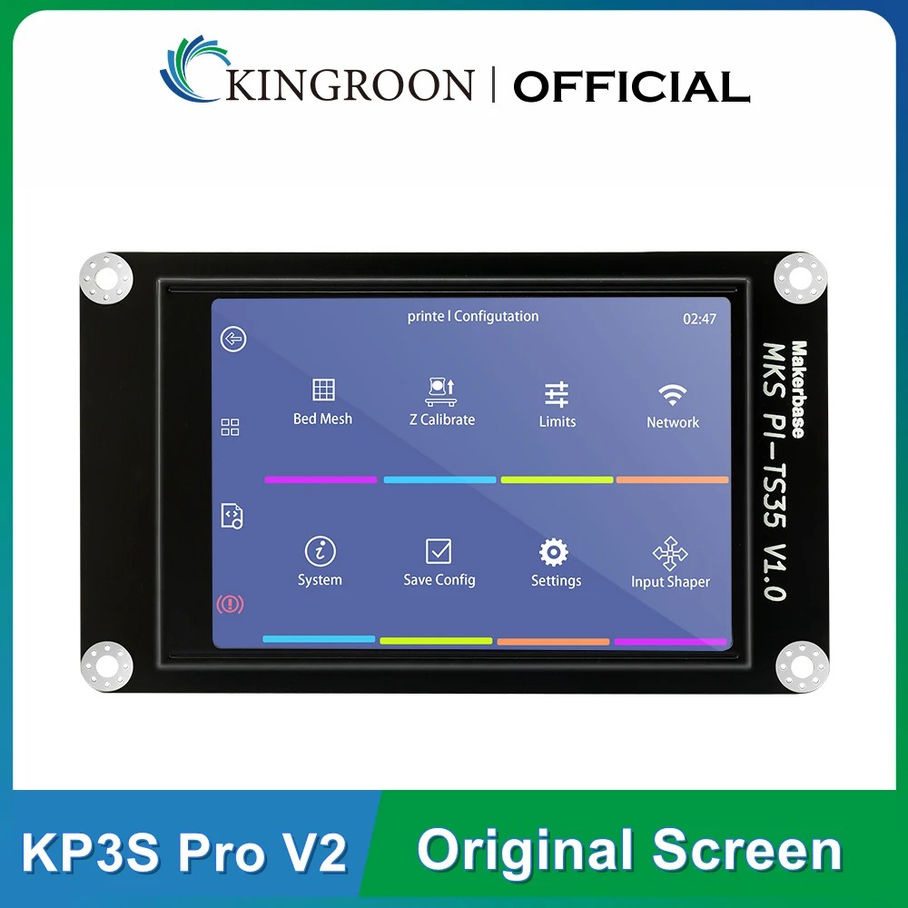 KINGROON 3D 프린터 부품, KP3S Pro V2 화면, KP3S Pro-V2 용 오리지널 터치 컨트롤 화면