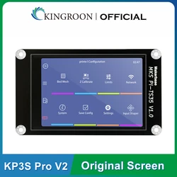 KINGROON Touch Control Screen para KP3S Pro V2, Impressora 3D Peças, Original