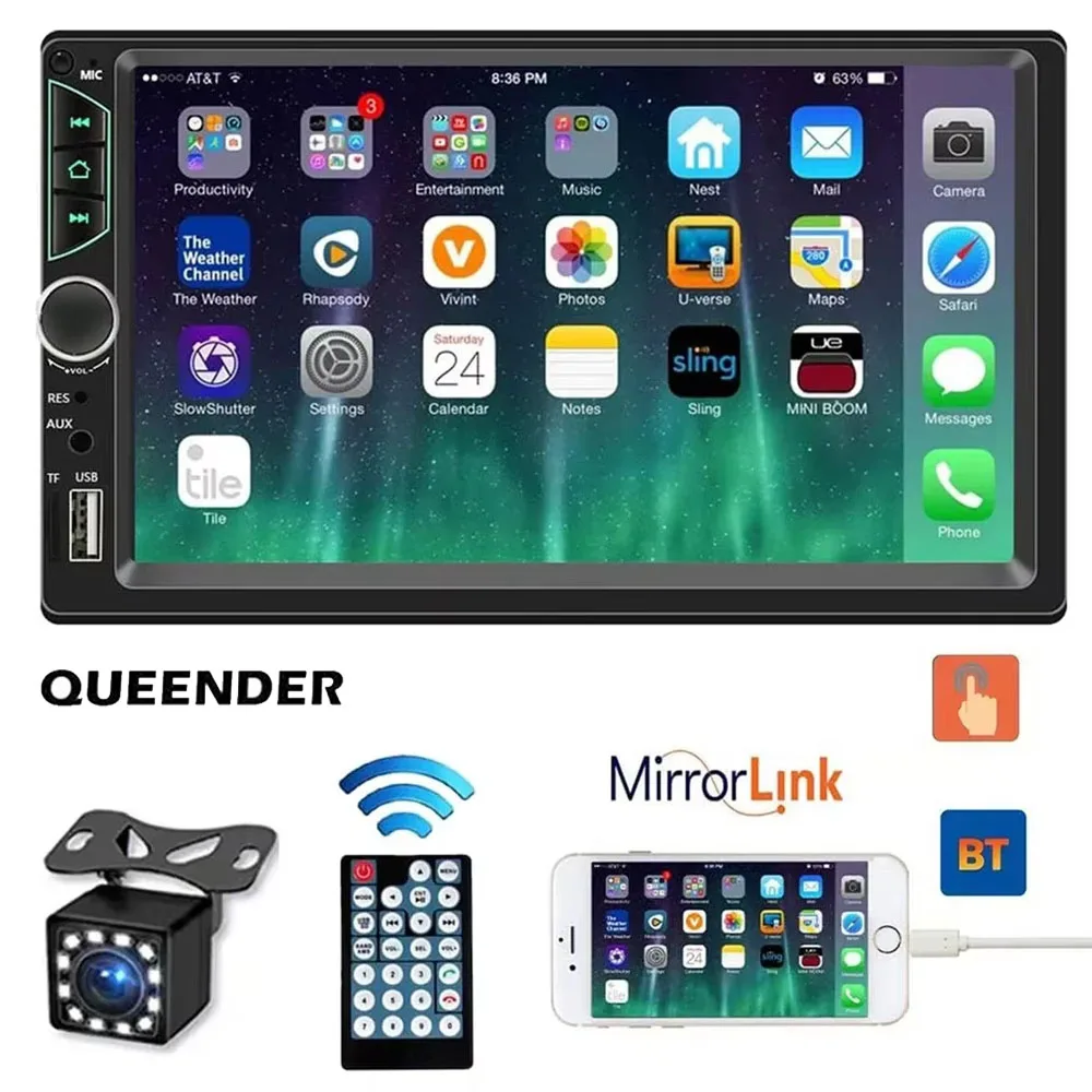 Queender 7 Inch Car… - image