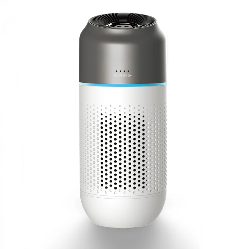 Mini Simple Design Lower Noise 360 Degree Air Purify In Car Intelligent Air Purifier