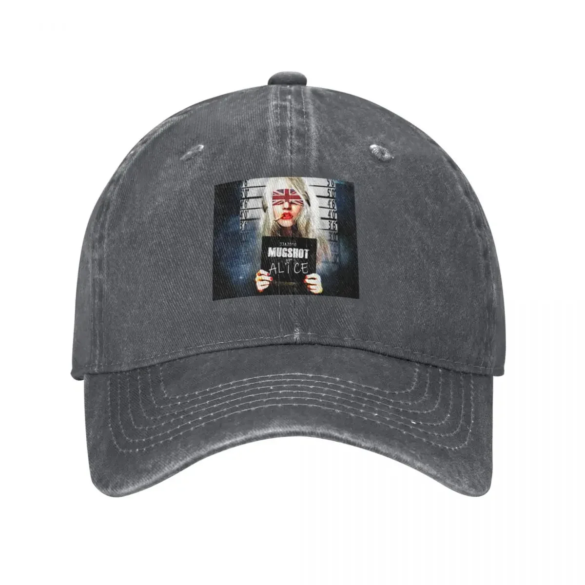 Mugshot Alice Baseball Cap Snap Back Hat Military Tactical Cap custom Hat Male Women's