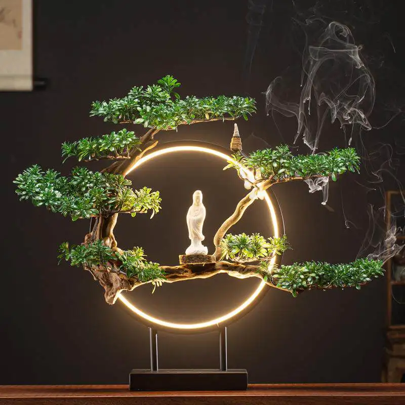 Sandal Wood Incense Burner Aromatic Diffuser Luxury Incense Burner Zen Electric Interior Quemador De Incienso Home Decoration