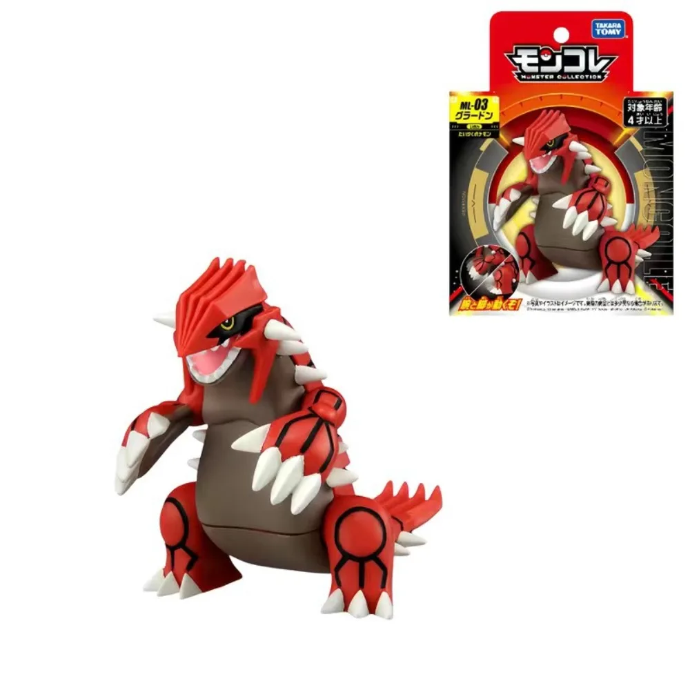 Genuine TAKARA TOMY Pokemon ML Series Lugia Groudon Kyogre Rayquaza Dolls Figurines Handheld Desktop Decoration Ornaments Toys