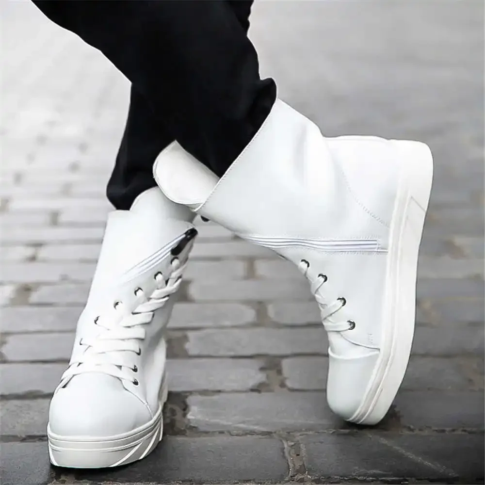 

Front Zip Synthetic Leather Men Shose Vulcanize Badminton Shoes Original Man Sneakers Deals Sports Pas Cher Racing Wide Fit