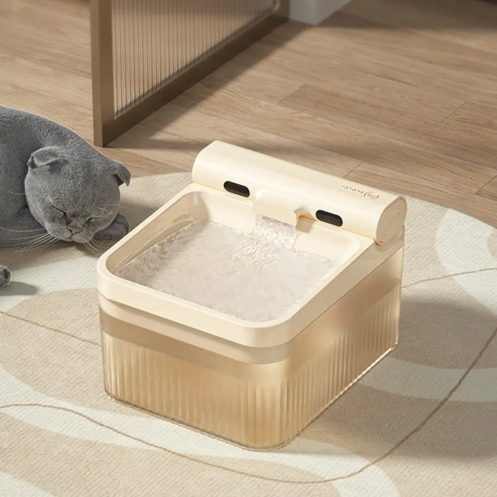 

Triple Filtered Cat Automatic Water Fountain Silent Operation Large Capacity Pet Water Dispenser USB Electric Filter Circulation