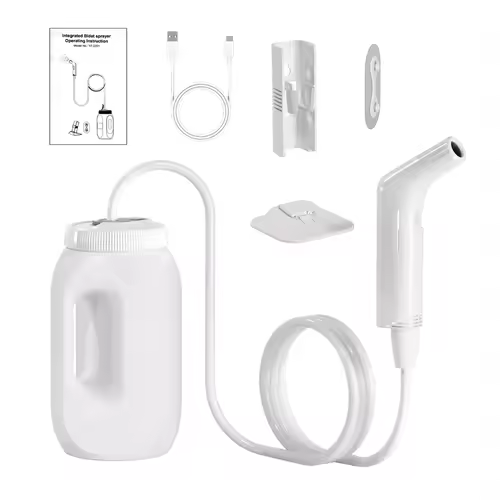 2.5L Portable Electric Bidet Rechargeable Shataf Hand Bidet Butt Sprayer for Personal Hygiene Cleaning Travel Camping Bidet - Image 8