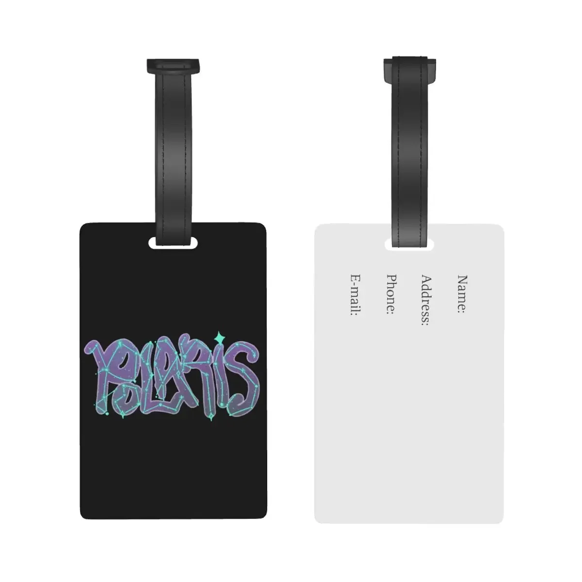 Polaris Saiko 1371KM Luggage Tags Suitcase Accessories Travel PVC Baggage Boarding Tag Portable Label Holder ID Name Address