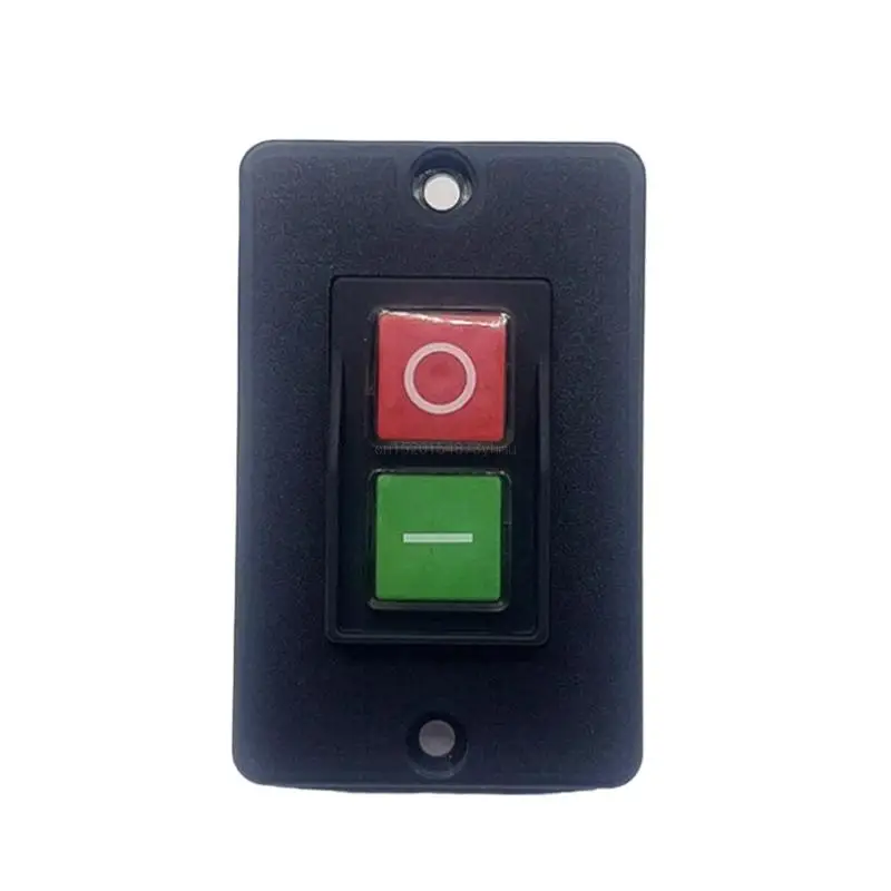 

Waterproof Push Button Switches 250V/16A Motor Control with Self Locking Feature ON/Off Start Stop Switches for Slicers