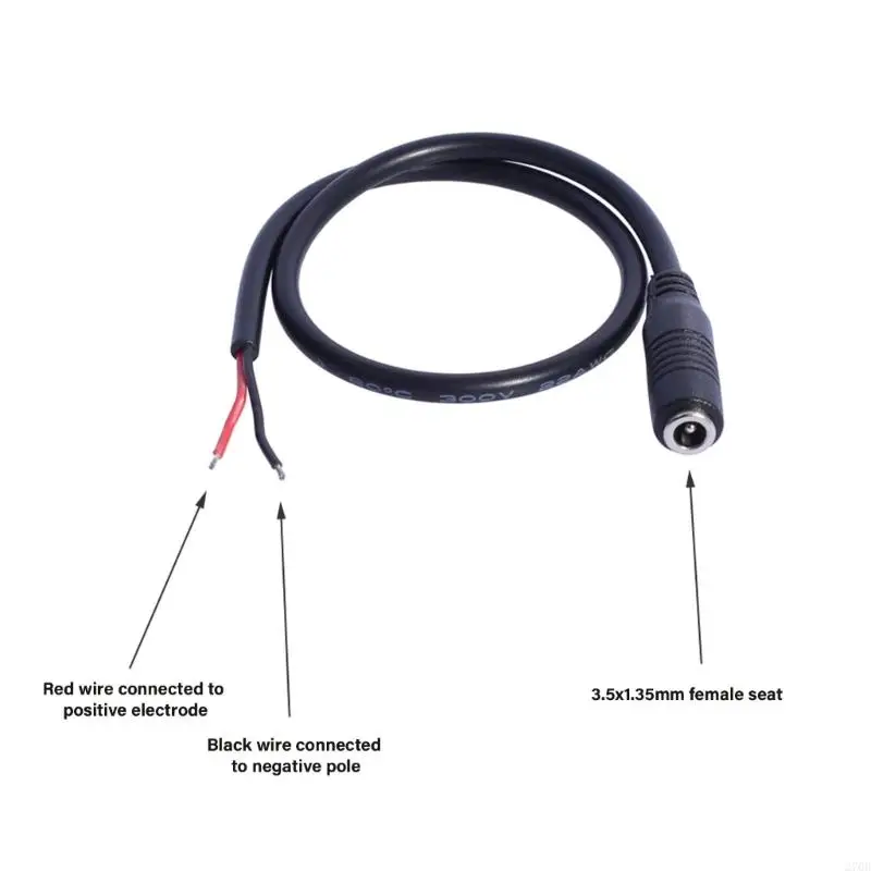 270b 30cm 배럴 암 플러그 커넥터 돼지 3.5mm x 1.35mm 다양한 장치의 경우