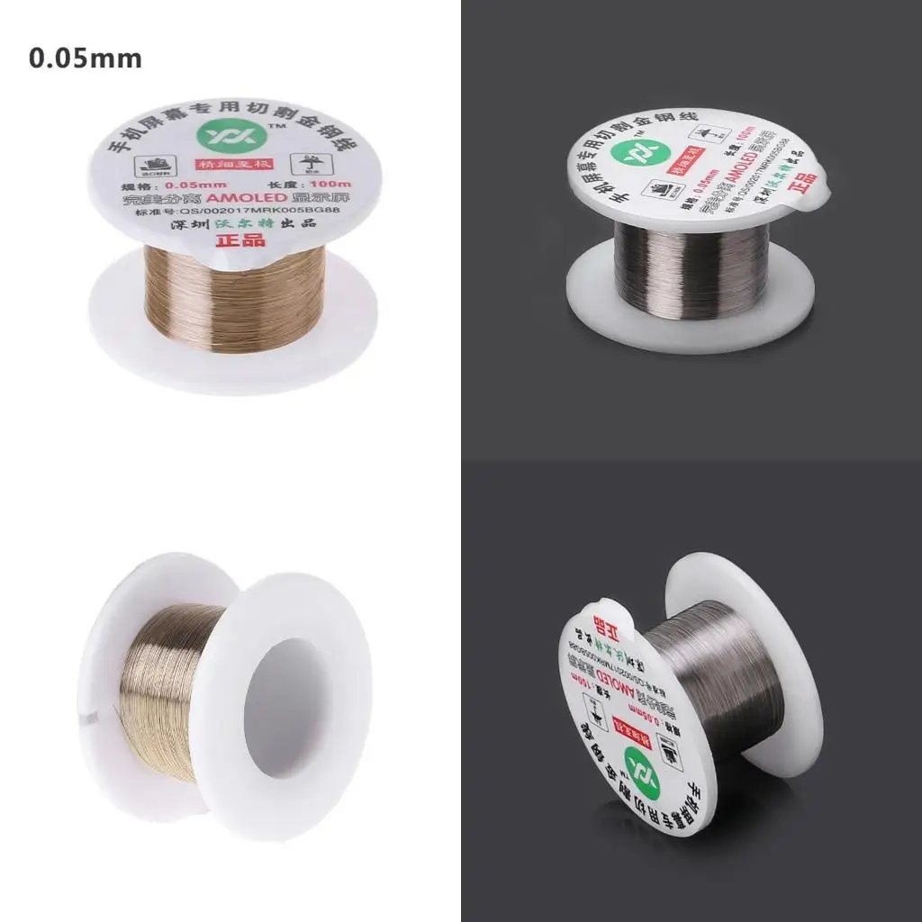 

G6KF 0.05/0.06/0.08/0.1mm Wear-resisting Cutting Wire Phone Screen Repair