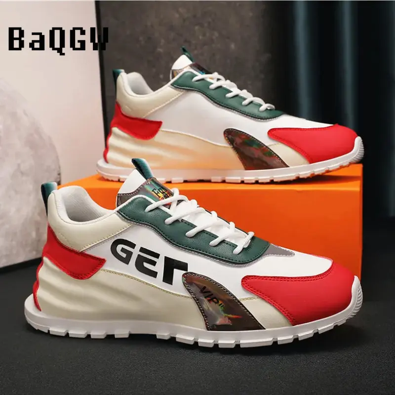 New Designer Fashion Mens Sneakers Spring Autumn Luxury Male Running Shoes Casual Loafers Outdoor Sport Students Flat Shoes 2023