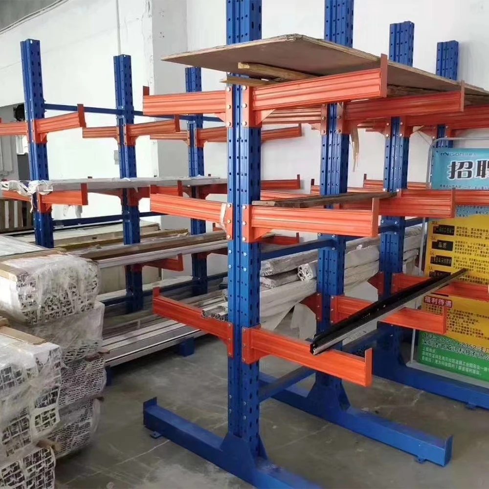 

CAIYUN Material Storage Rack Cantilevered Stacking Racks Shelves Heavy Warehouse 6 Meters High Rack