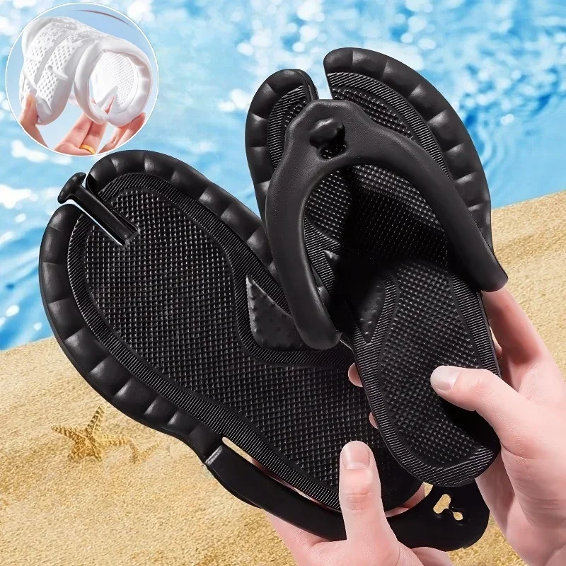 Women Flip Flops2025 New Anti-Slip Soft Bathroom Slippers Sand Beach Slide Sandals Summer Outdoor Comfortable Casual Thong Shoes