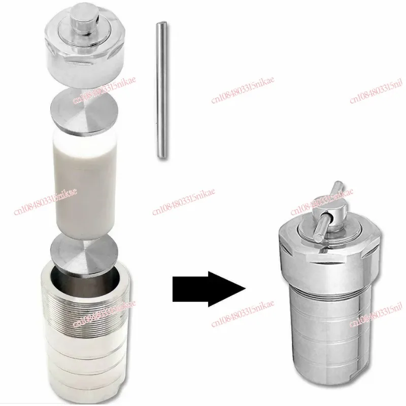 Hydrothermal Autoclave Reactor + PTFE Chamber Hydrothermal Synthesis 100ml