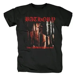 Bathory Black Metal Venom T-shirt Summer New Oversized Men Women Short Sleeves Casual Hip Hop Streetwear Fashion Unisex Tee Tops