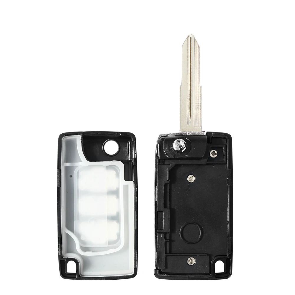 

KEYYOU Для Mitsubishi Eclipse Cross GK1W/2W/9W 2017-2020, ASX MIT11R, модифицированный выкидной корпус ключа-пульта для автомобиля